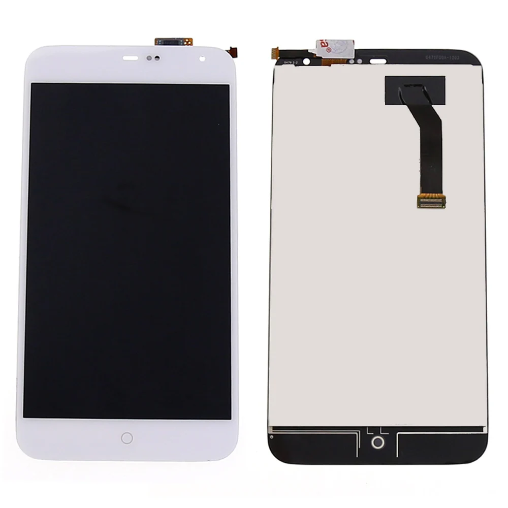 Для MEIZU MX3 ЖК дисплей сенсорный экран дигитайзер полная сборка белый|lcd display touch