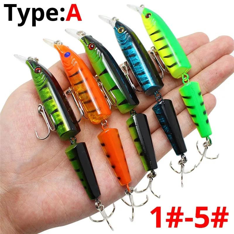 Amlucas طعم سمك مفصلات 5 نموذج أسماك الاصطناعي الطعم الثابت الصيد Wobblers Swimbait الأسماك الكارب الصيد Crankbait WW1101 Amlucas طعم سمك مفصلات 5 نموذج أسماك الاصطناعي الطعم الثابت الصيد Wobblers Swimbait الأسماك الكارب الصيد Crankbait WW1101