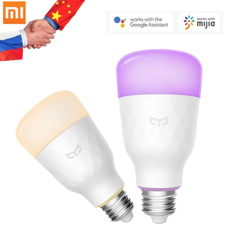 

NEW Xiaomi Yeelight Smart LED Bulb Colorful 800 Lumens 10W E27 Lemon Smart Lamp For Mi Home App Remote Control White/RGB Option