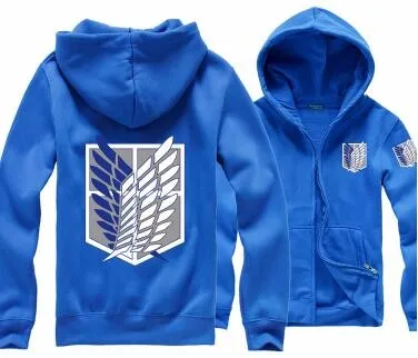 Novedan Attack On Titan Hoodies Sweatshirts Coat Japan Anime Halloween Party Eren Levi Cosplay Costume Legion Clothing -Zentai shop online