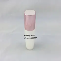 50 мл жемчужно-белый акрил бутылка Розовый Крышка для сыворотки/лосьон/эмульсия/Фонд/гель/косметической упаковка пластиковая бутылка с