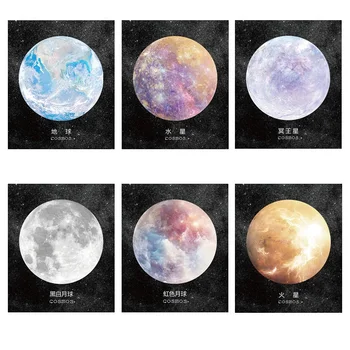 

6 pcs/set Mindsteps To The Universe Memo Notepad Sticky Note Office School Supplies