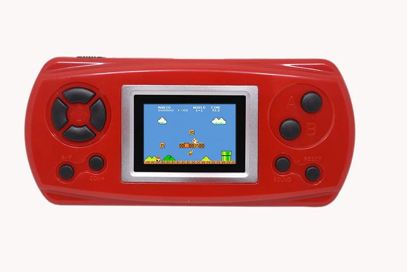 Цветной экран высокой четкости игры 2,2 дюймовый экран ребенок ручной классический игровой плеер 4 цвета