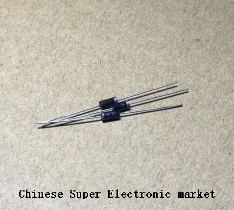 100 шт. 1N4007 4007 1A 1000V DO 41 высококачественный выпрямительный диод IN4007|Диоды| |