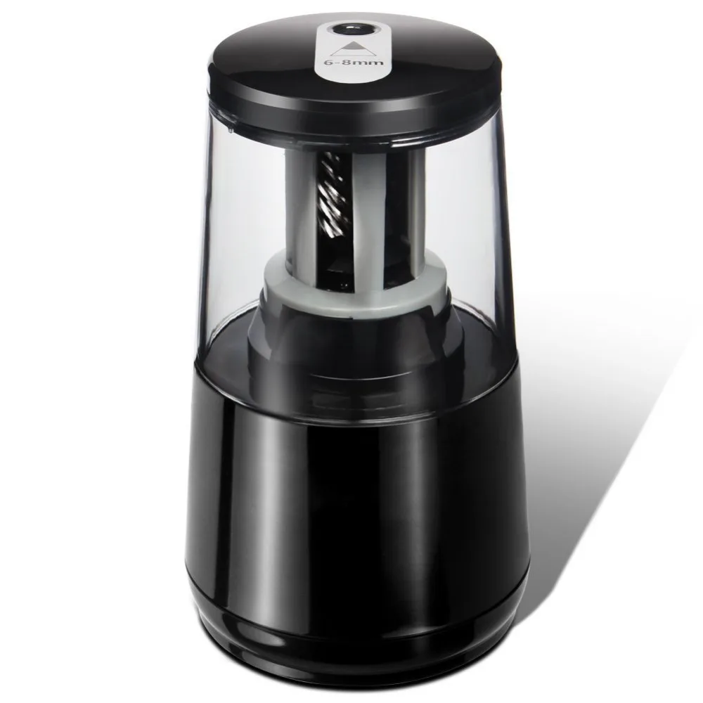 

Electric Pencil Sharpener, Heavy-duty Helical Blade for 1000 Uses,AC or 4AA Battery Operated,Fits for No.2 and WJ-XXWJ352-