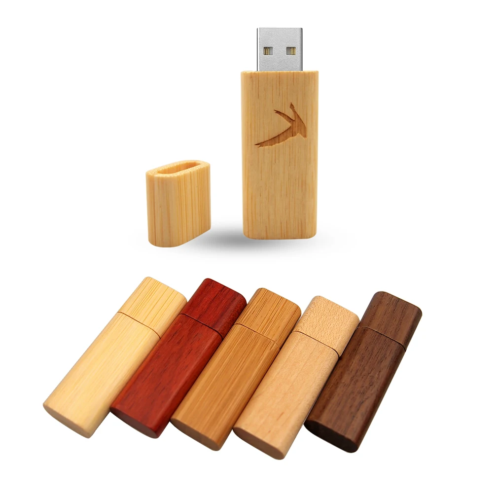 

Wooden personality creative gift customized wood USB flash drive u disk USB2.0 flash drive 4G 8GB 16GB 32GB 64GB 10Pcs free logo