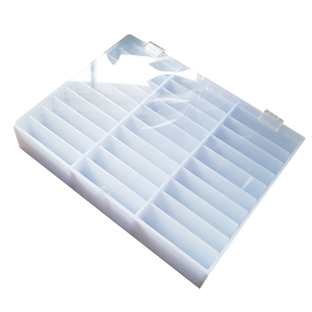 

30 Grids Container Display Case Storage Box Manicure Makeup Multifunction Portable Adjustable Jewelry Nail Decorations Acrylic