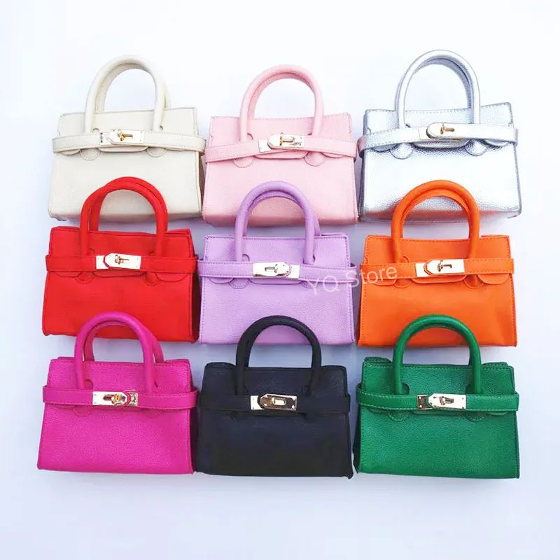 

Jellyooy Baby Girls Fashion Handbags Kids Mini Totes Children's Crossbody Metal Buckle Purse Preschool Girls Coin wallets