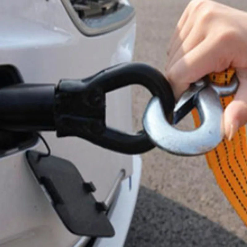 

Vehicle Trailer rope outdoor emergency fluorescence thickened nylon tractor strap 4 m 5 t strong traction rope safety