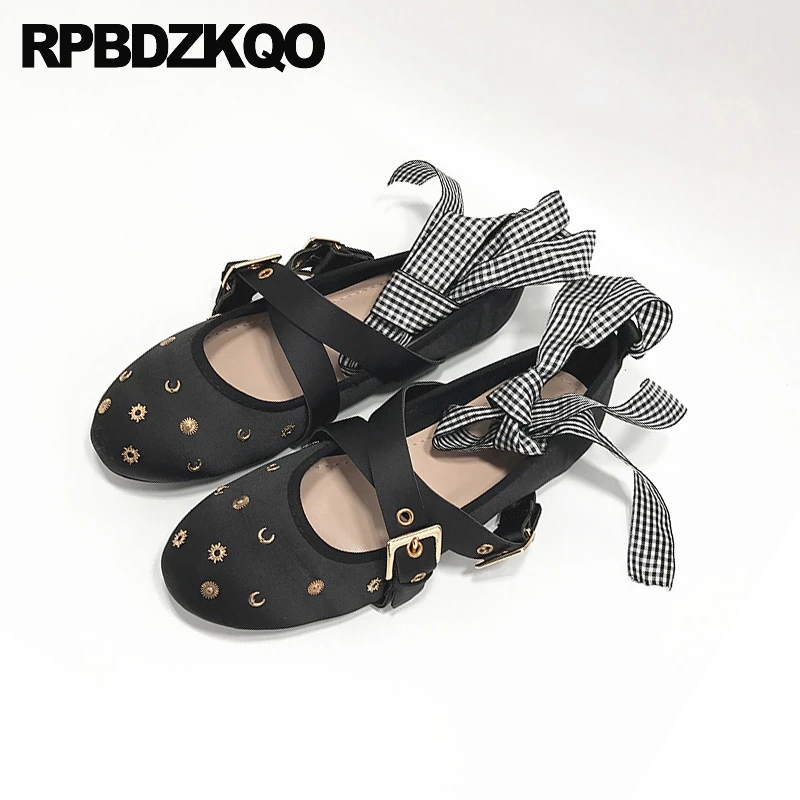 Ladies Spot On Flat Studded Ankle Strap /'Sandals/'