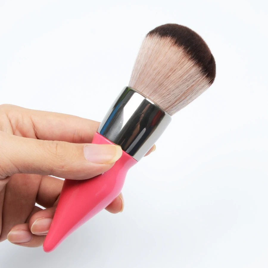 

1pc My destiny Soft Foundation brush Powder make up brushes red white pink big brush 15cm cosmetic High quality Free shipping