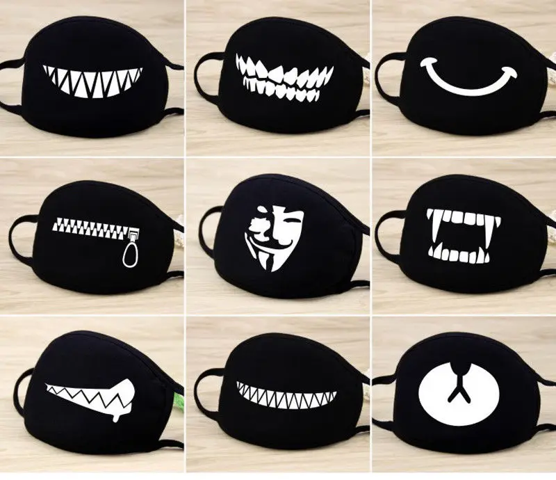 

Fashion Unisex Black Party Favors Cycling Anti-Dust Cotton Mouth Face Mask Respirator