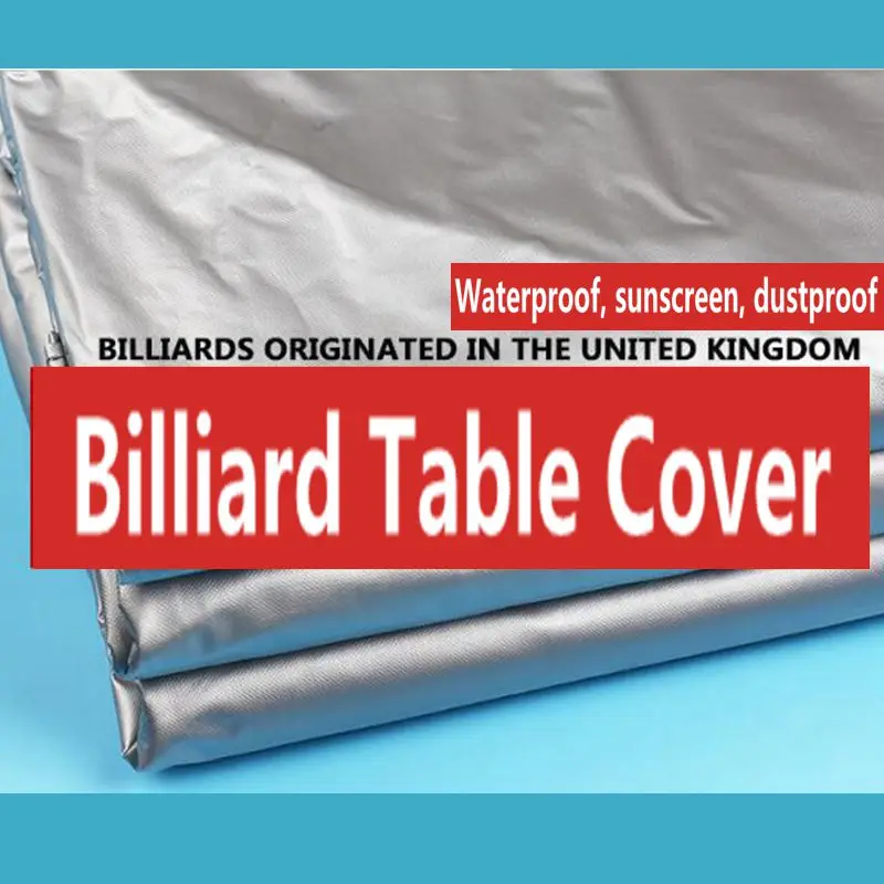 Image Quality Nylon Waterproof  pool table cover 8ft 9ft 10ft 12ft (optional) Outdoor billiards Table