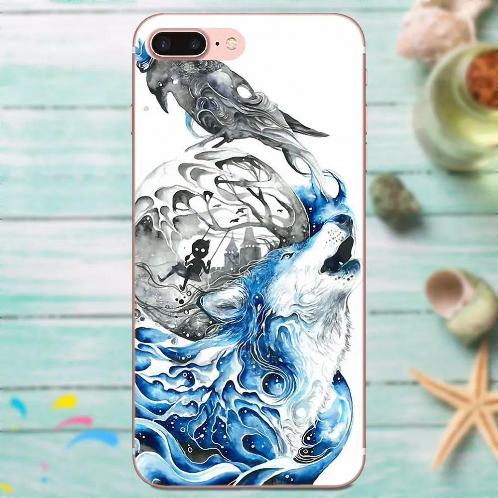 Мягкий ТПУ крутой лучший для Apple iPhone X XS Max XR 4 4S 5 5C 5S SE 6 6S 7 8 Plus акварель