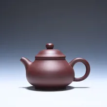 Фиолетовый глины чайник ручной работы чайник грязи фиолетовый посуда