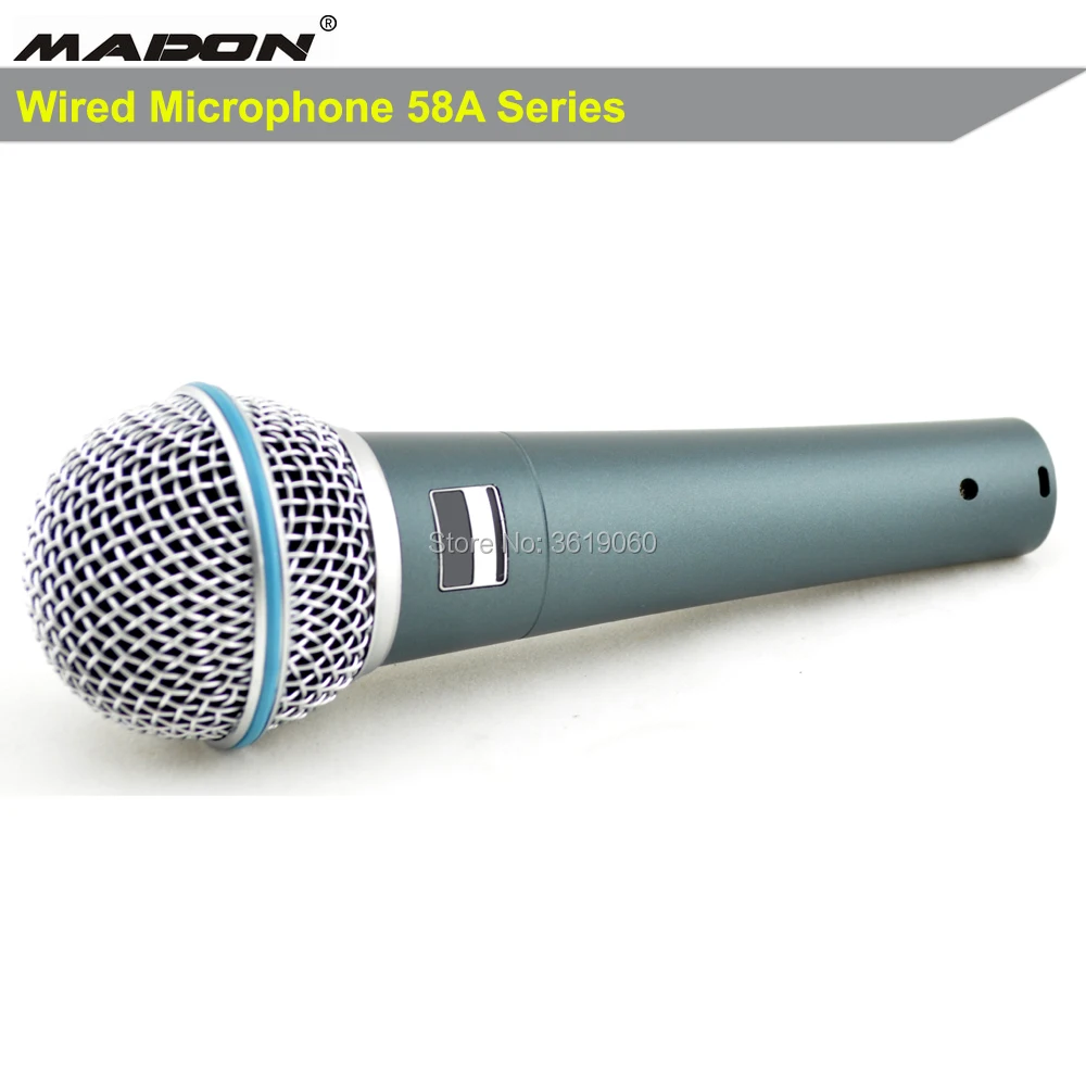 

Free shipping, beta58a wired dynamic cardioid professional microphone , BETA wired cardioid microphone