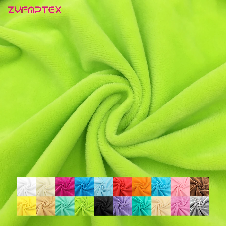 

ZYFMPTEX New Arrival Patchwork Fabrics For Sewing By The Meter Width 150cm High Quality Plush Fabric Toys Blanket Material