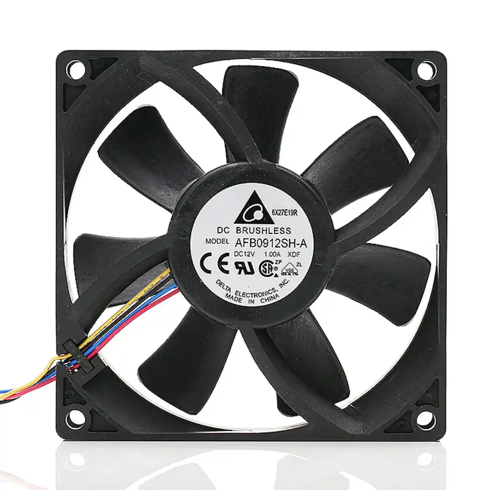 Applicable Yuelun cooling fan 9225 M-3051B 12VDC 0.45A two-wire circular DC fan 