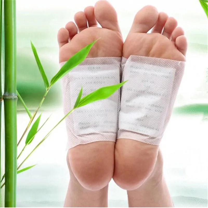 20 шт =(10 шт пластырей+ 10 шт клеев) Детокс медицинские пластыри для ног травяные Пластыри для похудения и похудения очищающие ступни Z08025