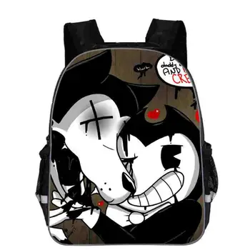 

2019 Children School Bags Bendy and The Ink Machine Backpack Student Book Backpack Daily Backpack Cartoon Mochila Schoolbag