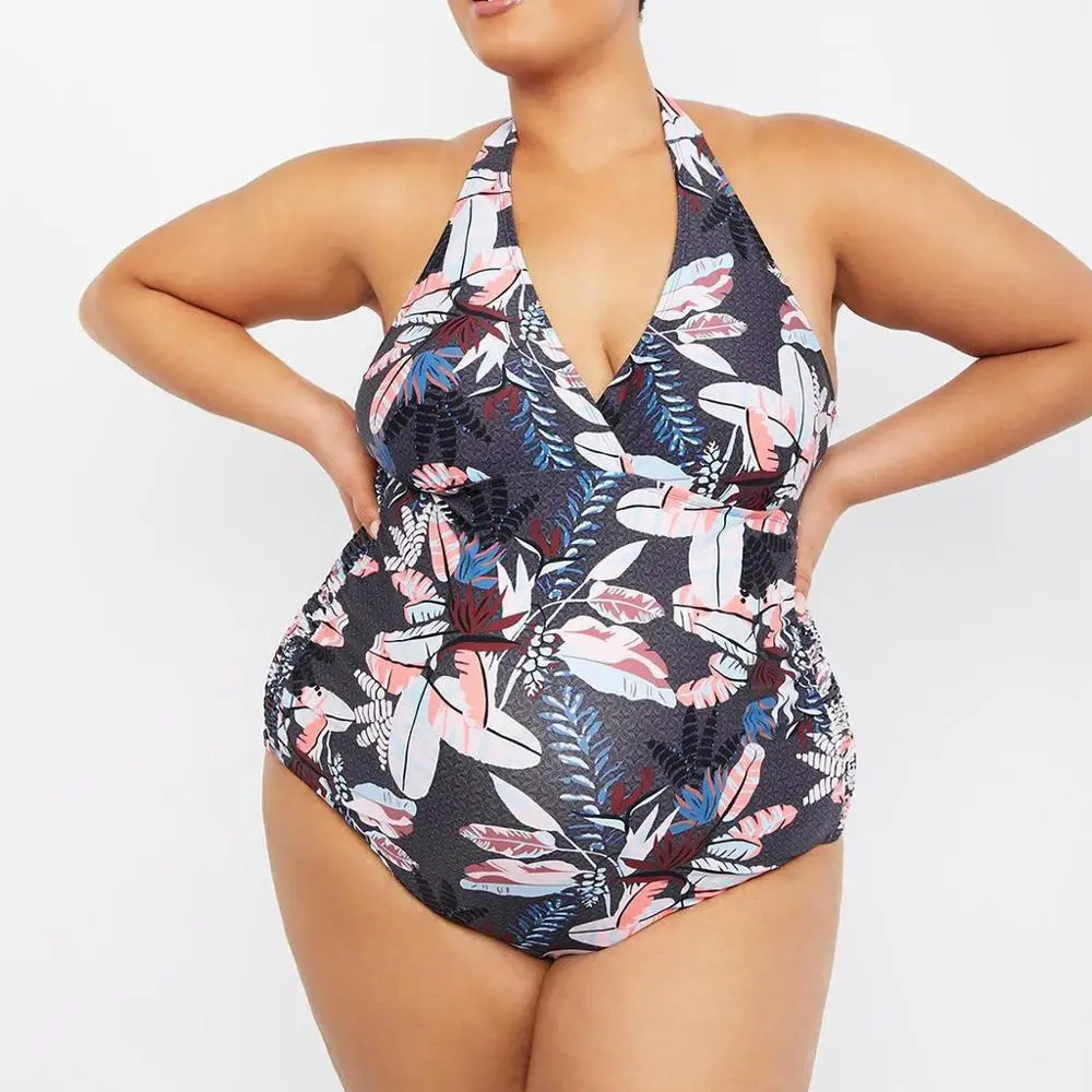 

Summer Ladies Swimsuit Bikini Women Maternity Leaf Print Bikini Swimwear Swimsuit Pregnant Beachwear Outdoor Bathing Suit 2019