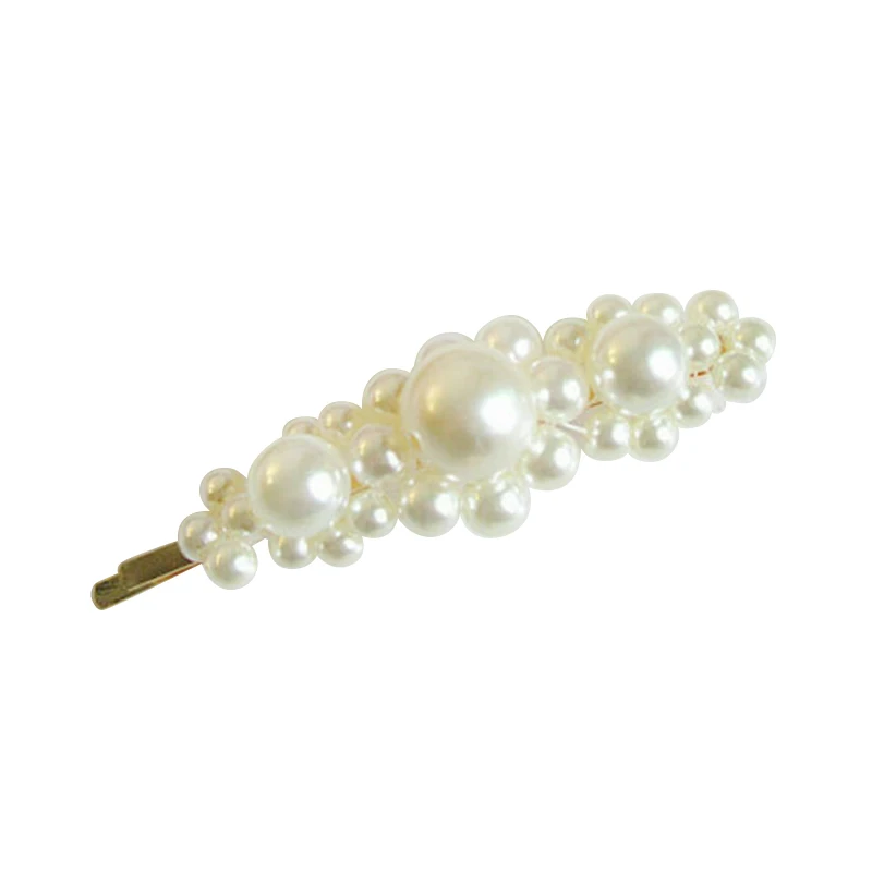 Wholesale New Arrival Pearl Snap Barrette Hair Clips Fashion Women Stick for Women Ladies Elegant Jewelry Hair Grips Wholesale New Arrival Pearl Snap Barrette Hair Clips Fashion Women Stick for Women Ladies Elegant Jewelry Hair Grips