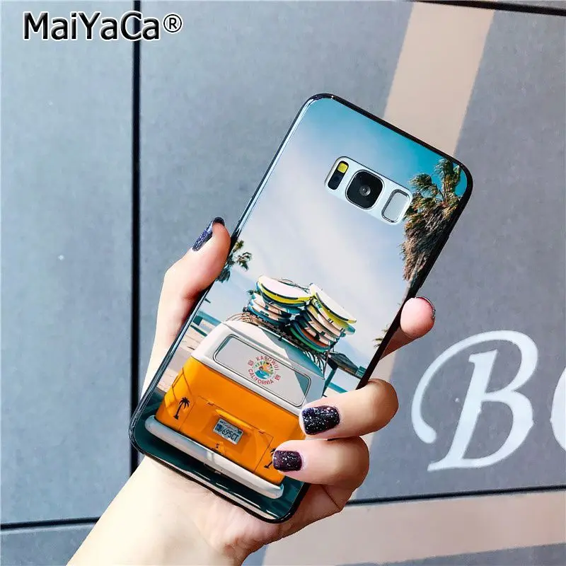 Силиконовый чехол MaiYaCa для Samsung Galaxy S20 S9 plus S7 edge S6 S10 S8 plus|Бамперы| |