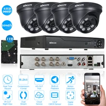 KKmoon 8CH AHD 1080N цифровой видеорегистратор, система CCTV с 3,6mm 4 шт. AHD 960 P Ночное видение CCTV Камера камера наружного видеонаблюдения Системы комплект