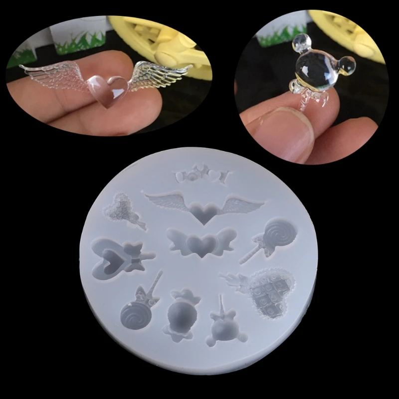 

Lollipop Candy Shapes Silicone Mold Jewelery Cradt DIY Tools High Quality