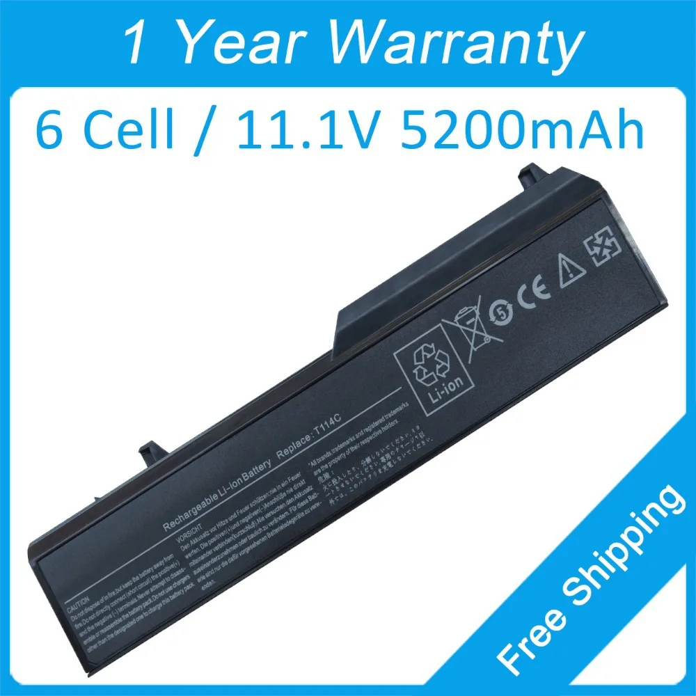 

5200mah laptop battery for dell Vostro 1511 1310 1520 T114C 0T114C T116C N956C N958C T112C 0T112C 0N241H 0K738H 0N950C