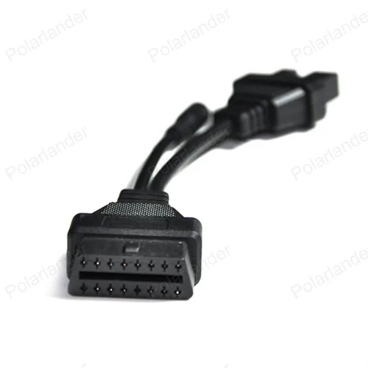 Автомобильный диагностический адаптер авто кабели для сканнера для Mitsubishi 12pin к 16pin OBD2 кабель Услуги диагностический разъем