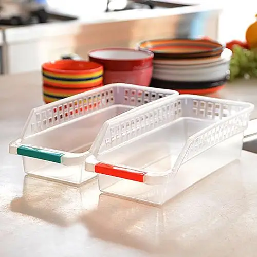 

Useful Storage Collecting Box Basket Kitchen Refrigerator Fruit Organiser Rack Utility Box Collect container
