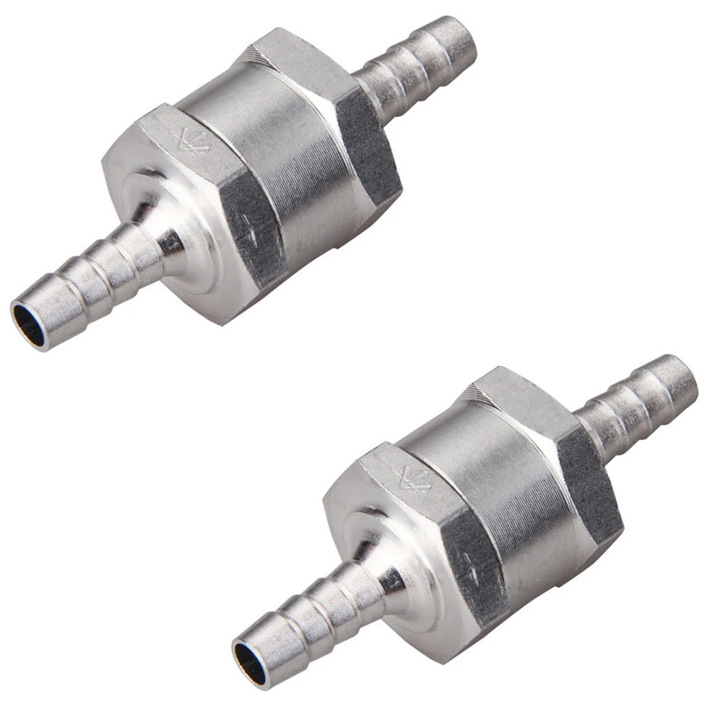 

2x 8MM Non-Return One Way 5/16 inch Air Fuel Oil Check Valve Diesel Gas