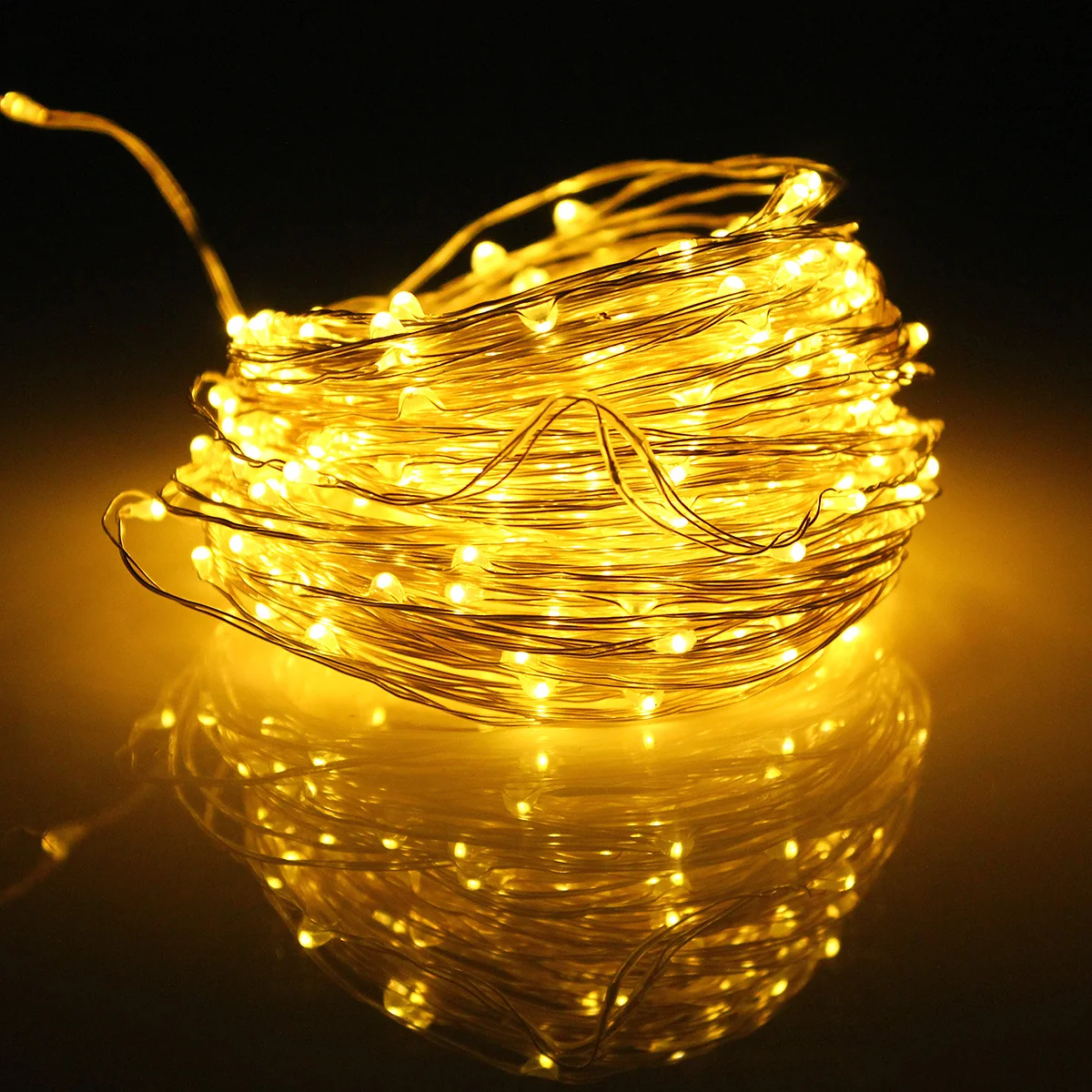 

Waterproof IP67 Solar Power 32M 300 LED Silver Wire String Fairy Light Colorful Outdoor Indoor Christmas Party Decor Lamp
