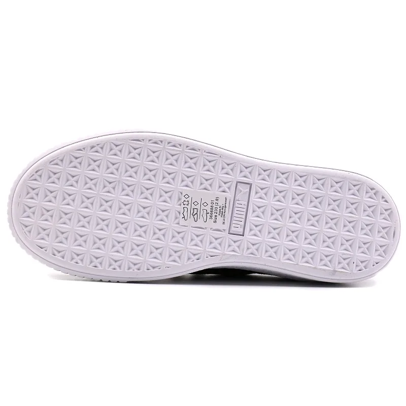 puma suede platform bling