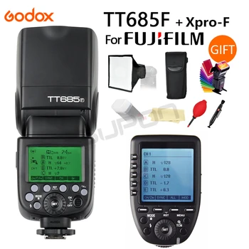 

Godox TT685F TT685 Flash 2.4G HSS 1/8000 s TTL GN60 Wireless Speedlite for Fujifilm +15*17 softbox+XPRO-F Trigger Transmitter