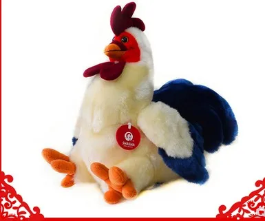 Free shipping 30CM Chicken Doll Stuffed Plush Animals Soft TOY  Children Kids Toys Cock Dolls For children birthday gift