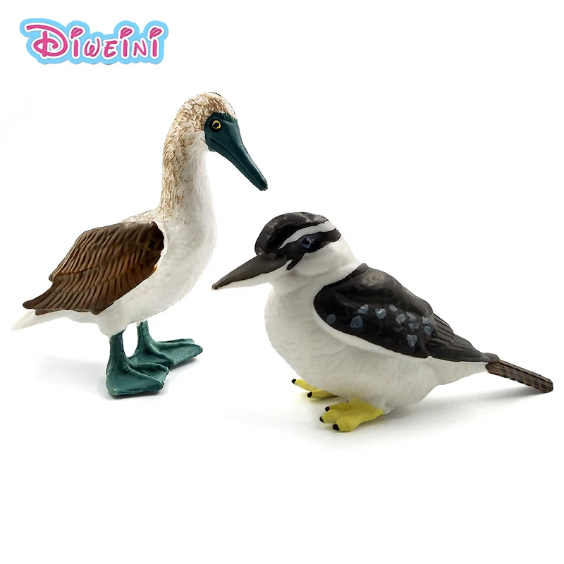 シミュレーション森 Kookaburra ガネットワンピース鳥アクションフィギュア動物モデルプラスチックホット子供のおもちゃ子供のギフトのため Action Figures Aliexpress
