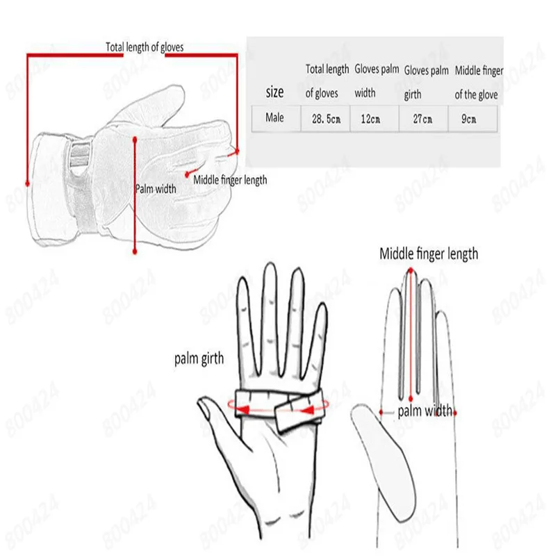 Ветрозащитные лыжные перчатки для велоспорта, спорта на открытом воздухе, альпинистские перчатки, теплые зимние перчатки, Нескользящие варежки, полный палец, противоскользящие, термальные# 2n