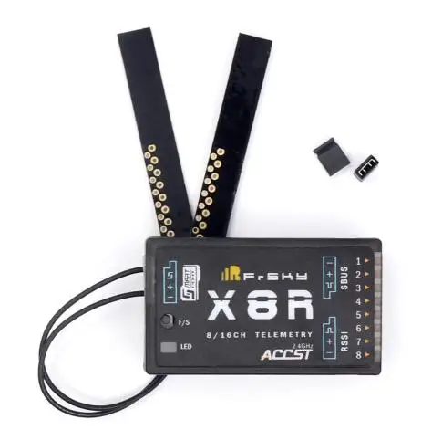 FrSky X8R 2,4G S. Порт 8/16ch телеметрический приемник для Taranis X9D-PCB антенна