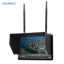 FEELWORLD встроенный аккумулятор FPV720 " ips экран 32 канала Dual Diversity приемник Full HD беспроводной fpv-монитор