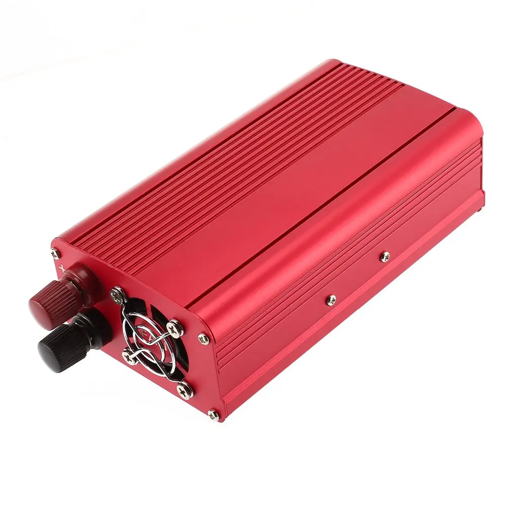 DC 12V To AC 240V Power Converter Red Dual USB Ports Car Voltage Converterin Car Inverters from