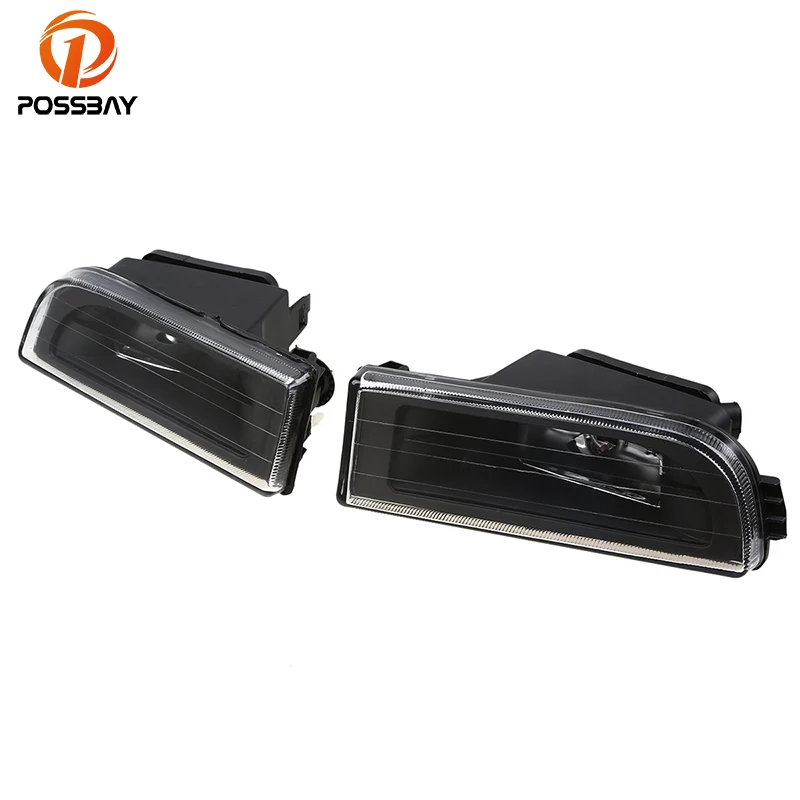 

POSSBAY Fog Light Housing for BMW E38 7 Series 1995 1996 1997 1998 1999 2000 2001 Front Lower Bumper Foglamps Car Light Shell