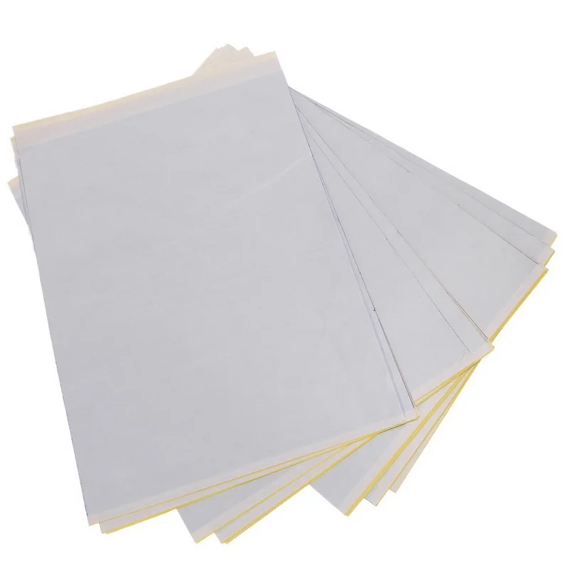 10pcs Tattoo Transfer Paper Spirit Master Tattoo Stencil Copier Carbon Thermal Paper Leaves For Tattoo Supply   A4 paper size