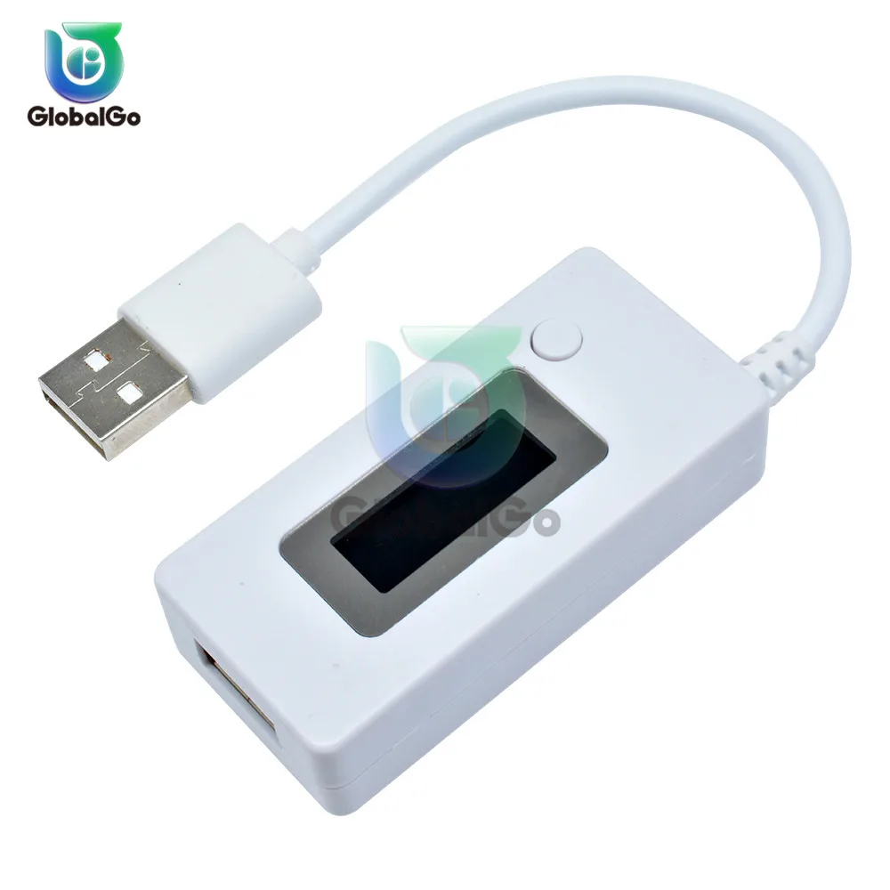 ЖК-дисплей USB ток напряжение зарядки тестер с USB кабель-удлинитель мини цифровой дисплей зарядное устройство детектор для мобильного телефона