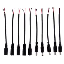 5 Pz DC HA PORTATO Connettori con Serratura Fibbia 15 centimetri lunghezza del cavo 5.5x2.1mm DC