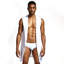 PINKY SENSON брендовая мужская одежда новая мода Albornoz сексуальная одежда для сна Masculino мужские шелковые халаты длинный халат PS501