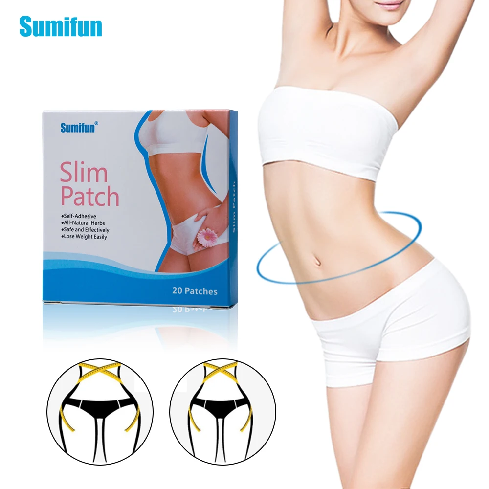 80 шт мощный Sumifun паста для похудения наклейки обтягивающие талии живота сжигание