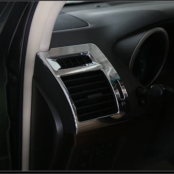 

For Toyota Cruiser Prado FJ150 FJ 150 2010-2017 ABS Matte Air Conditioning Vent Cover Sticker Frames Decorative Accessories 2Pcs