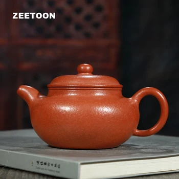 

250ml Authentic Yixing Teapot Antique Pot China Health Purple Clay Tea Pot Fang Gu Pot Tea Set Tea Maker Kettle Master Handmade